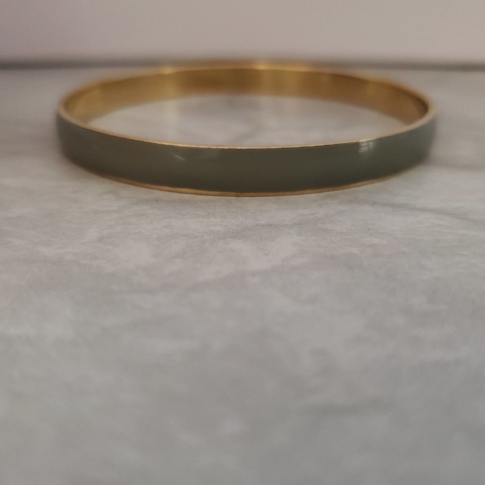 ✨ Vintage Y2k 00s 2000's J. Crew Grey Skinny Bangle ✨ - Picture 5 of 8